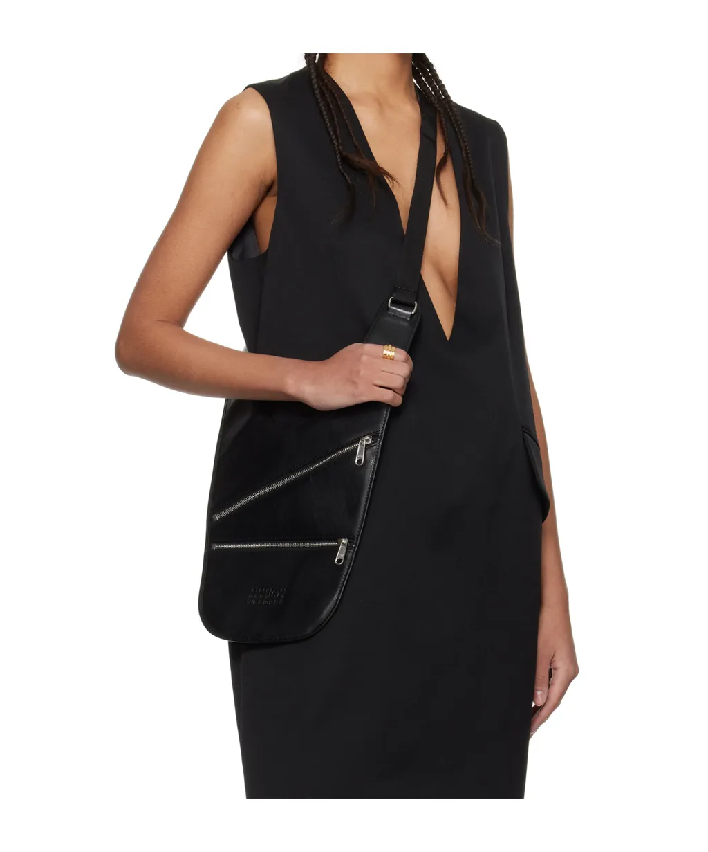 Zipped Shoulder Bag
