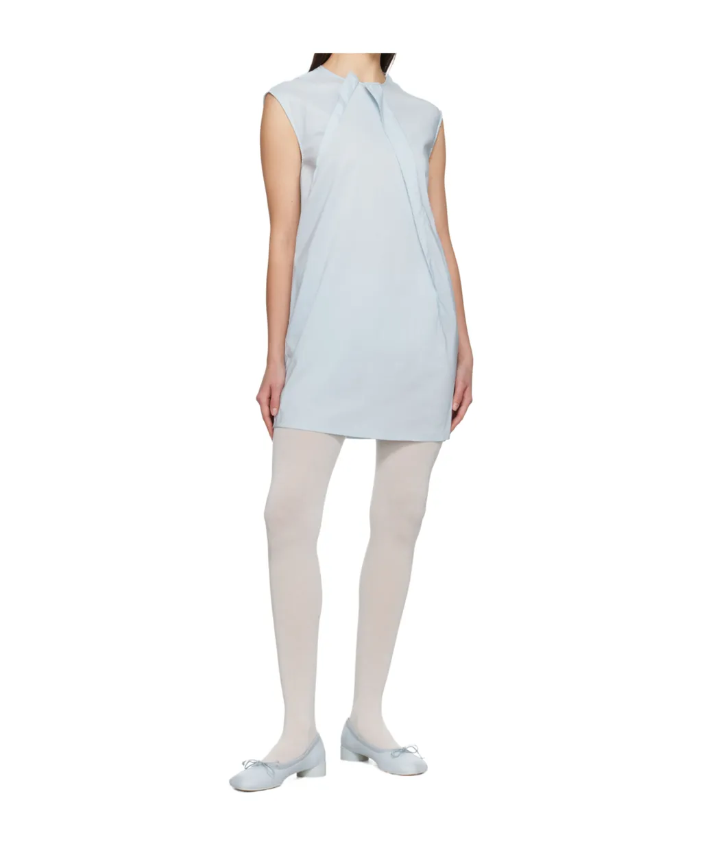 Cotton-Blend Poplin Minidress