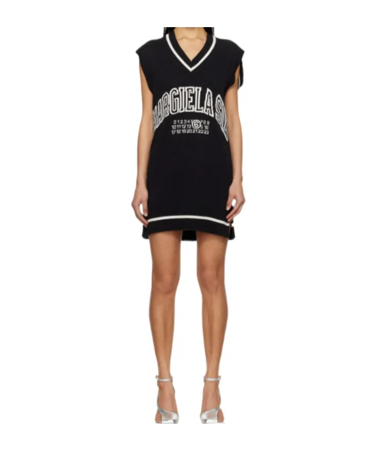 V-Neck Logo-Embroidered Vest