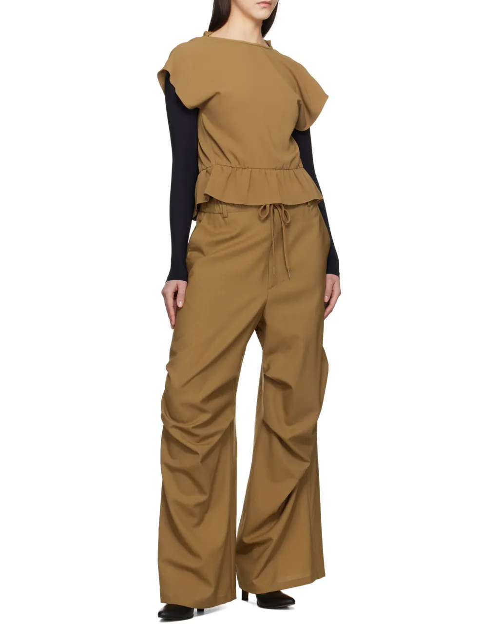 Tailoring Wool Canvas Trousers