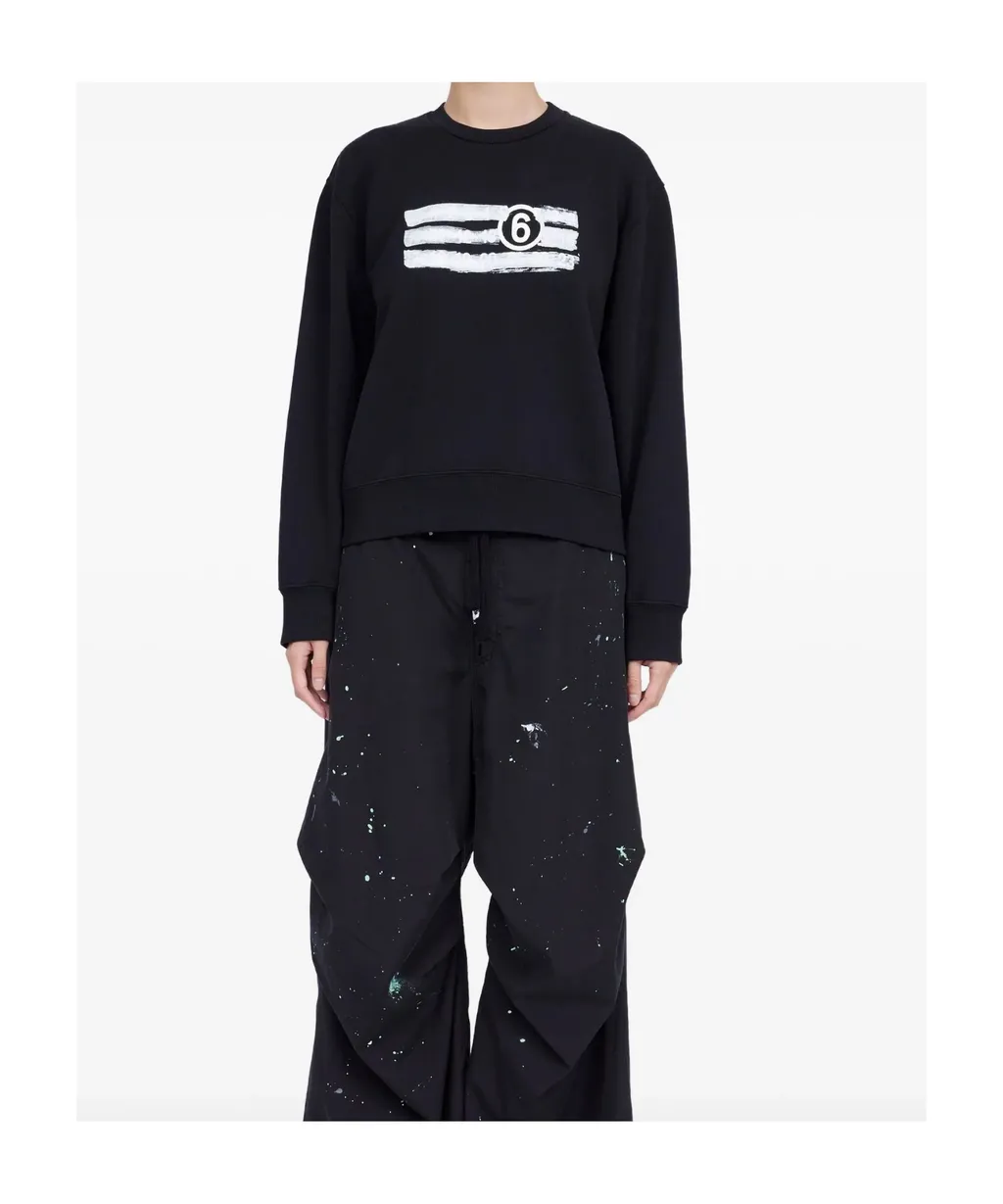 Graphic Printed Jersey Sweatshirt