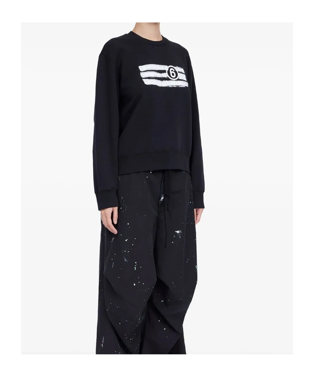 Graphic Printed Jersey Sweatshirt