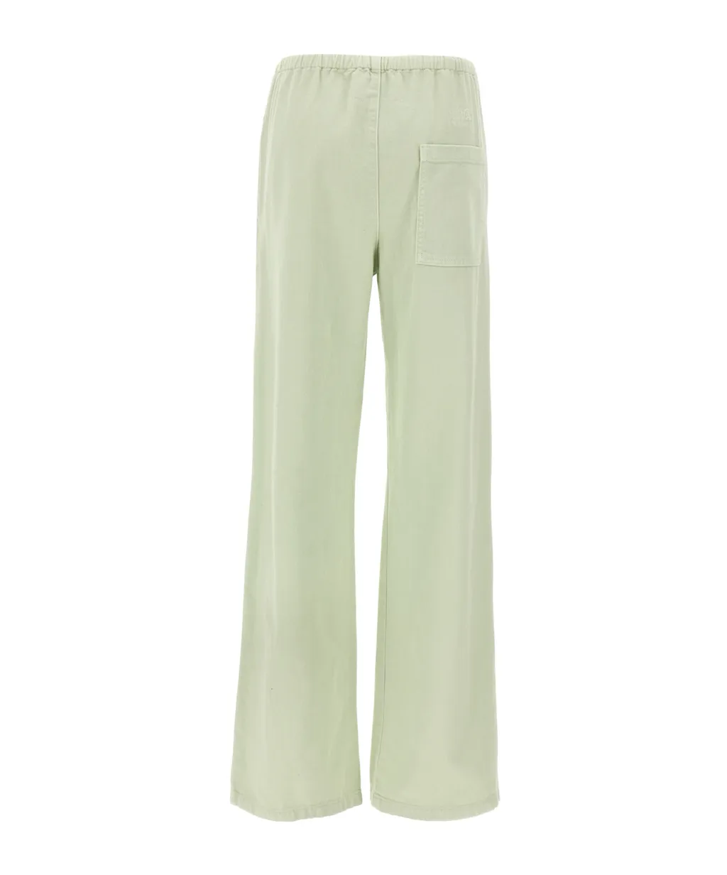 Drawstring Wide-Leg Pants