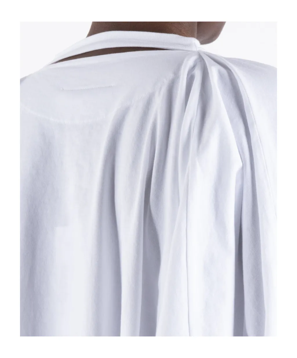 Long-Sleeved Pleated Top