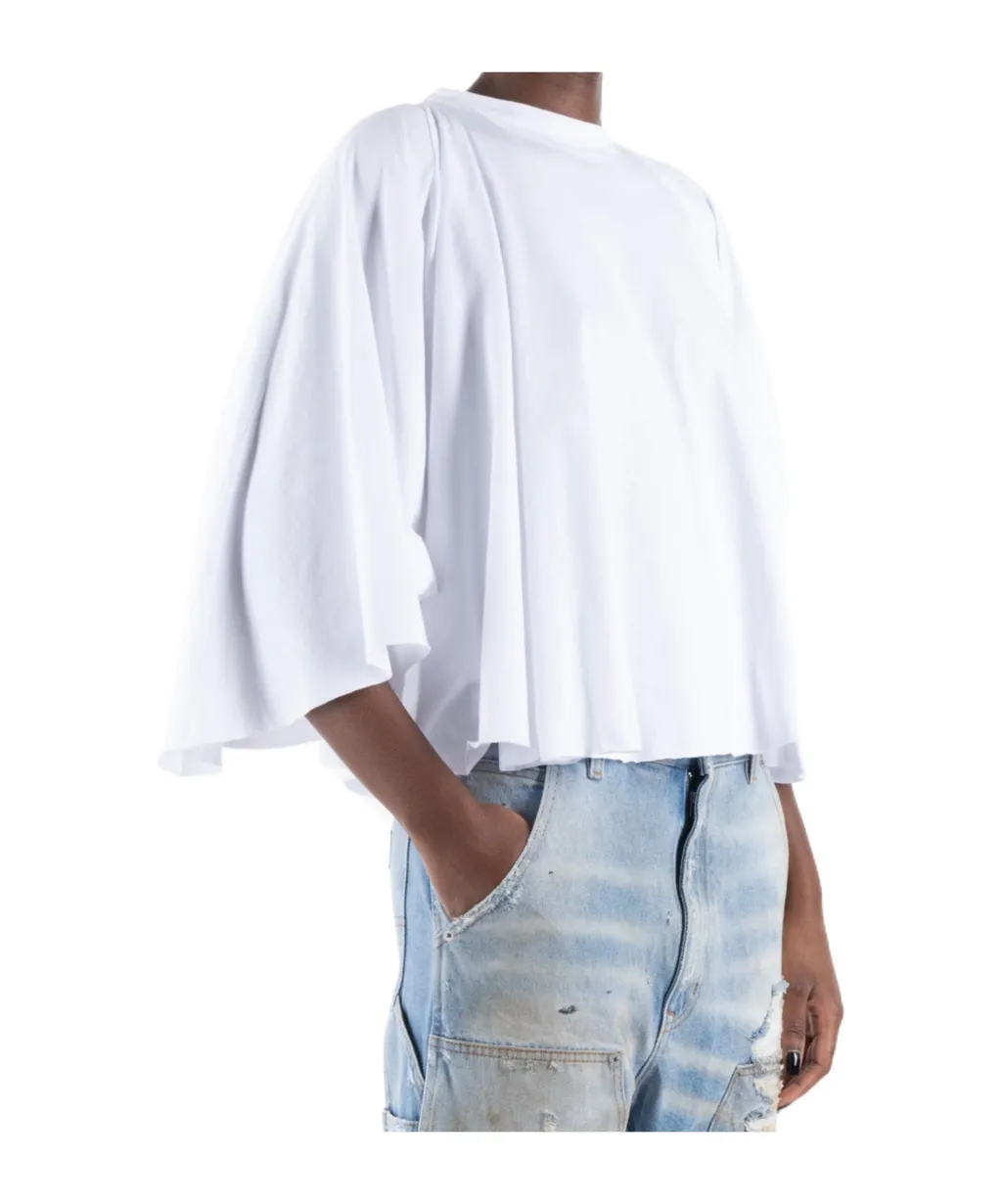 Long-Sleeved Pleated Top
