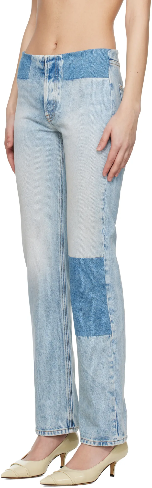Patch Detailed Jeans