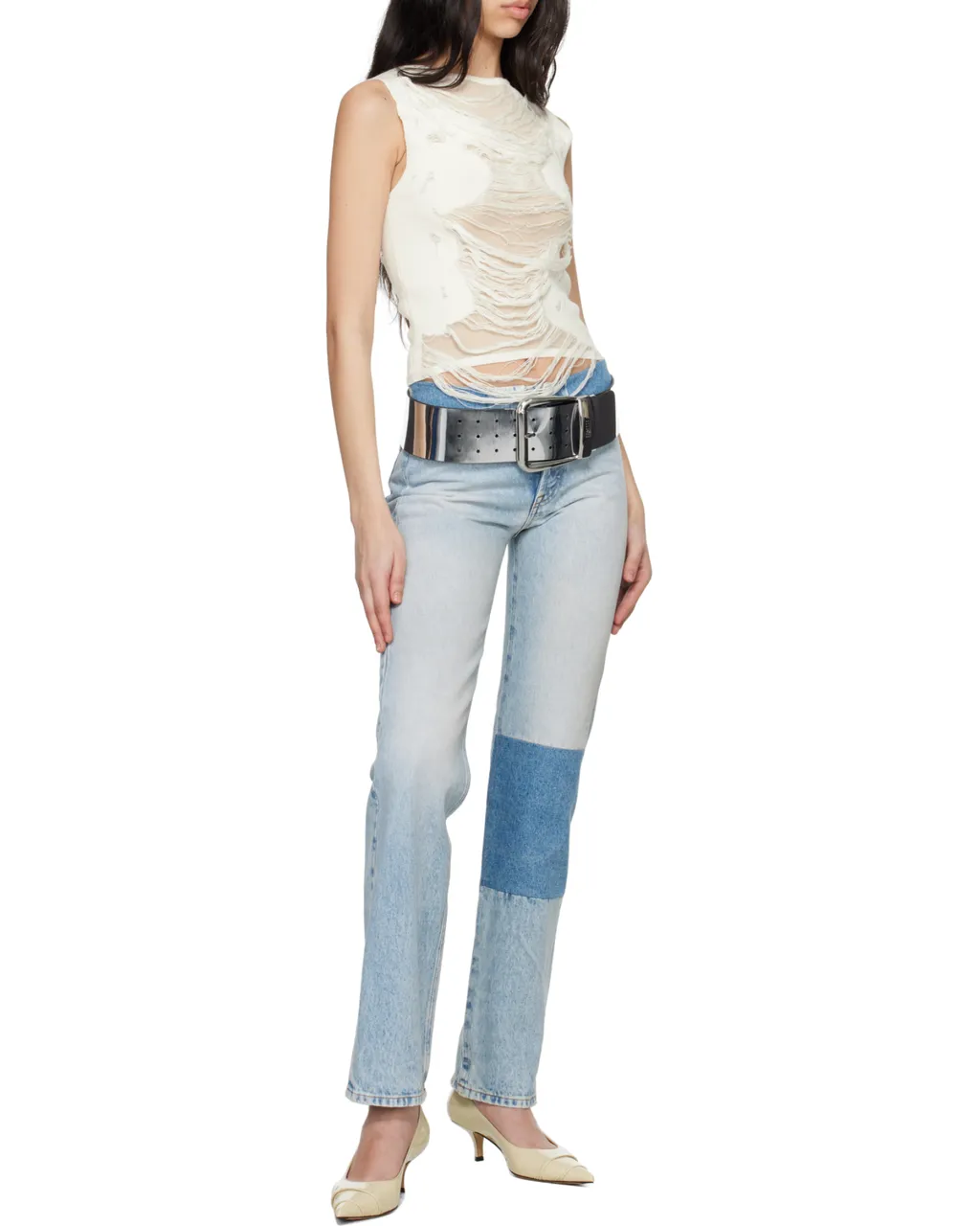 Patch Detailed Jeans