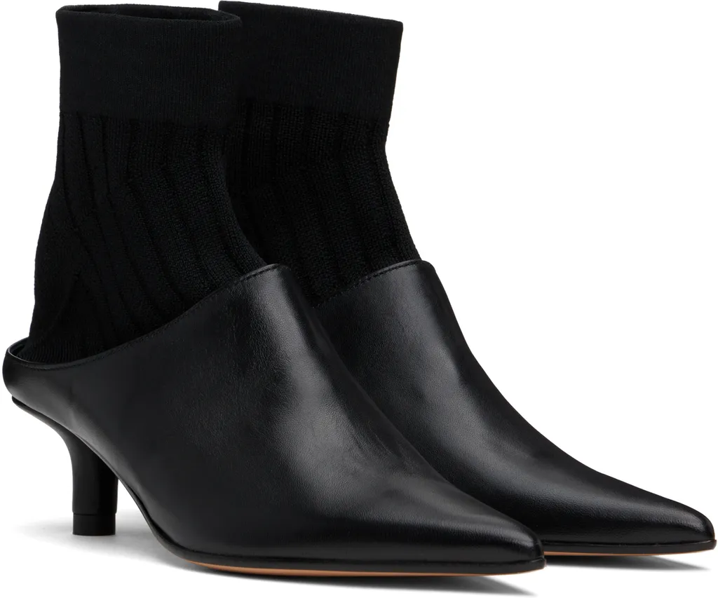 Pointed-Toe Ankle Boots