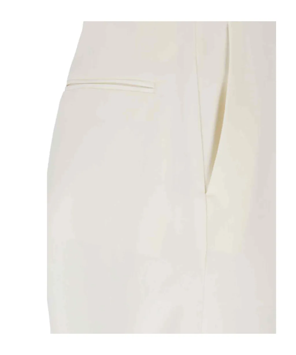 Straight-Leg Cut-Out Detailed Trousers
