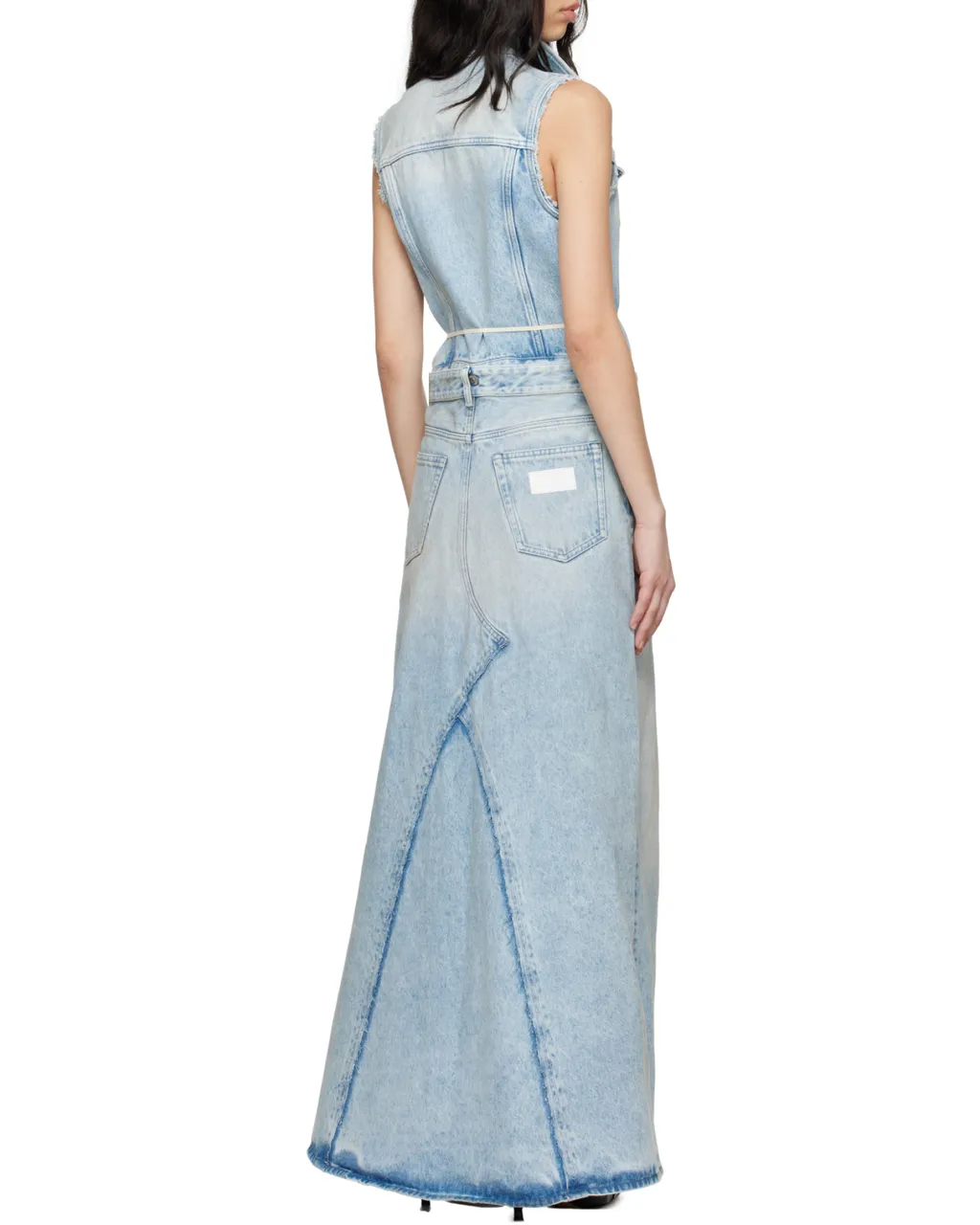 Sleeveless Denim Maxi Dress