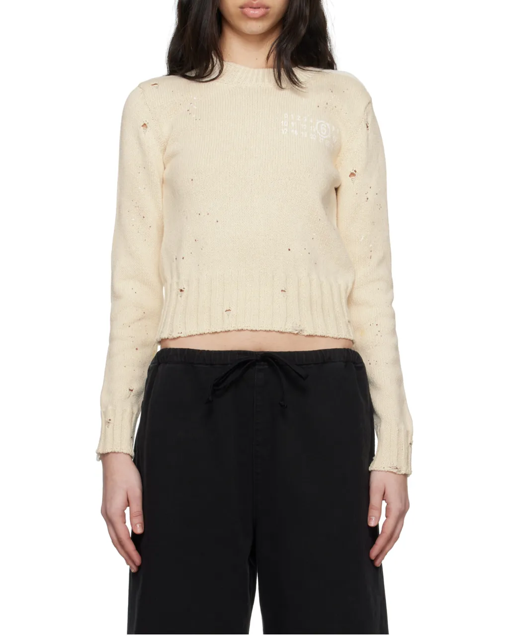 Paint Residue Knitted Jumper