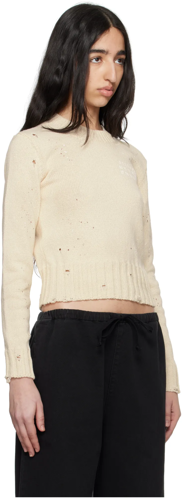 Paint Residue Knitted Jumper