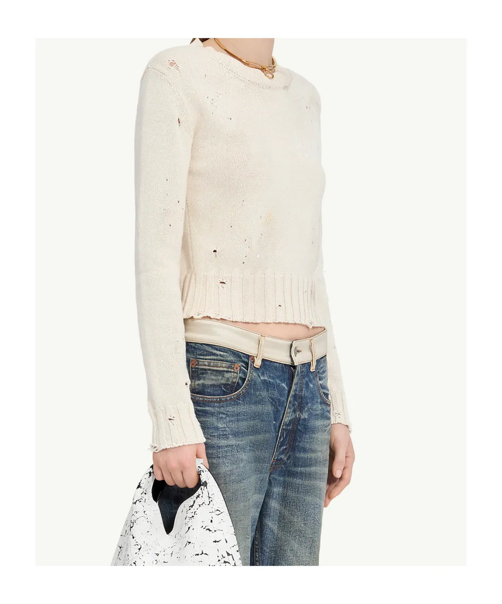 Paint Residue Knitted Jumper