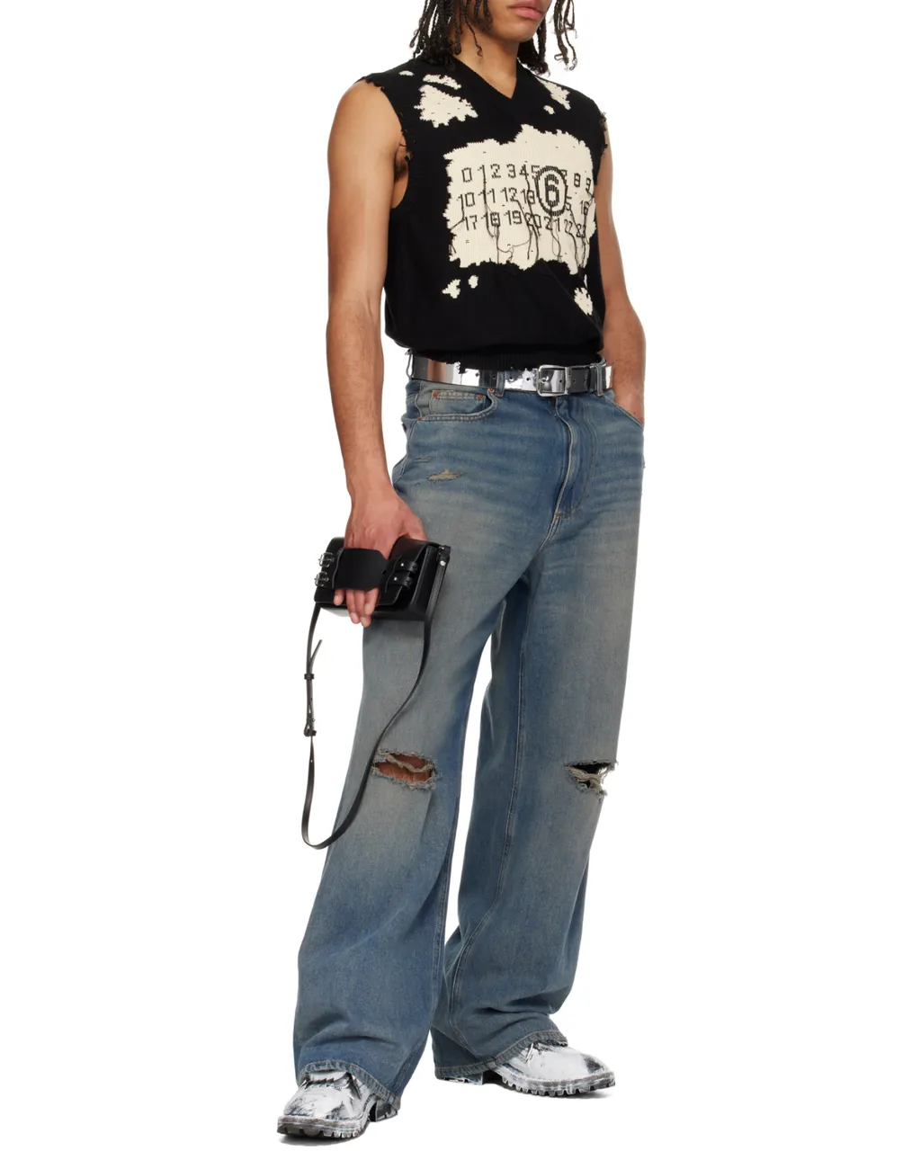 Buckle Detailed Small Shoulder Bag