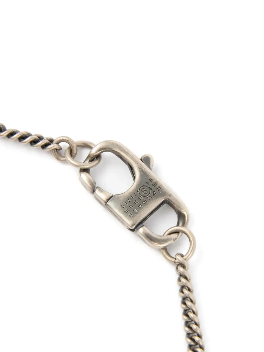 Numeric Ring Chained Necklace