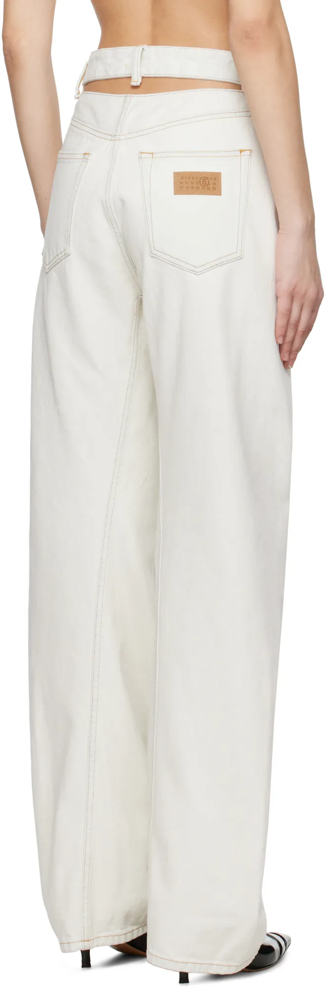 Contrast Stitch Jeans