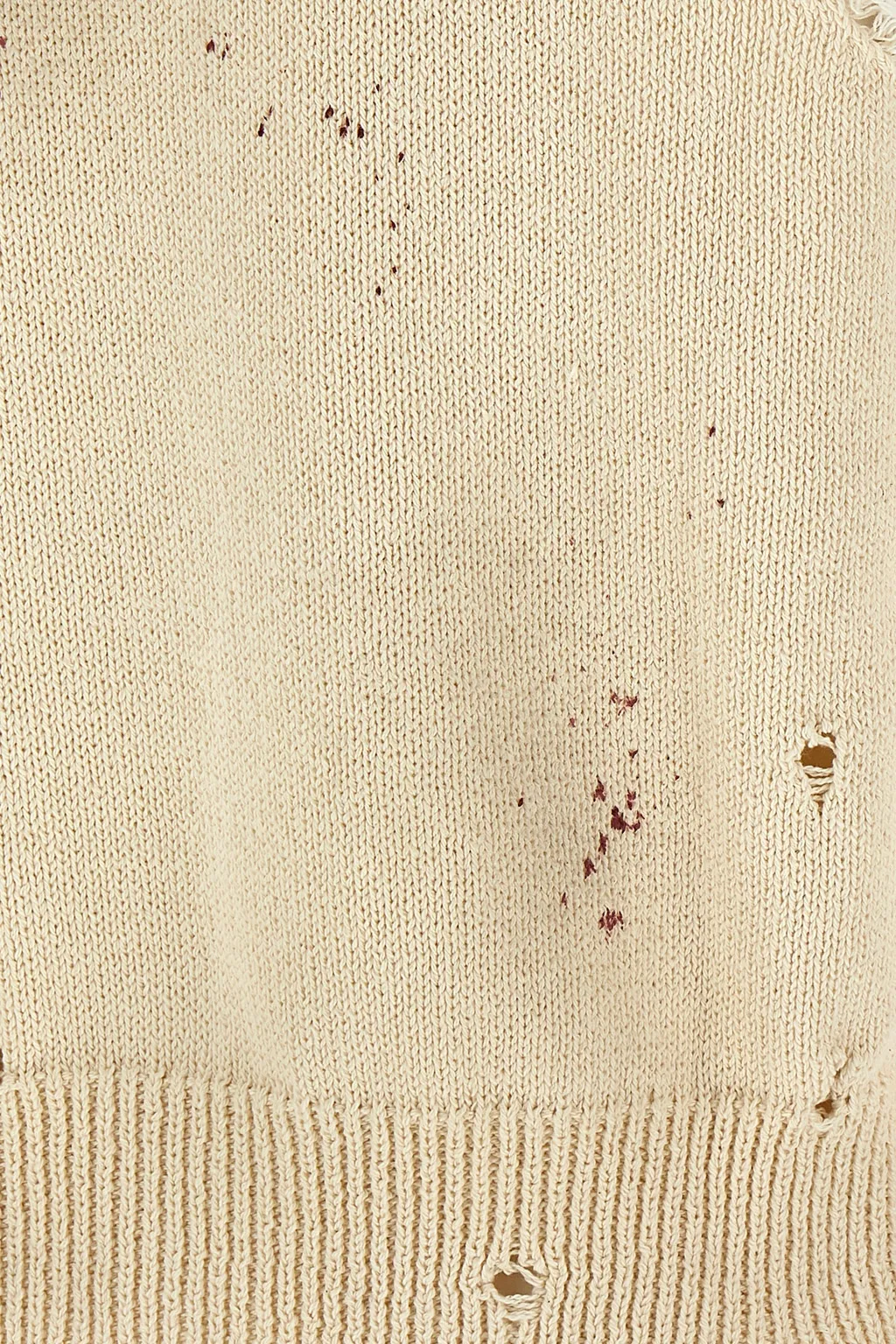 Numeric Distressed Vest