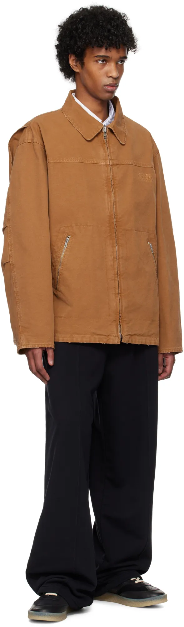 Long-Sleeved Zip-Up Jacket