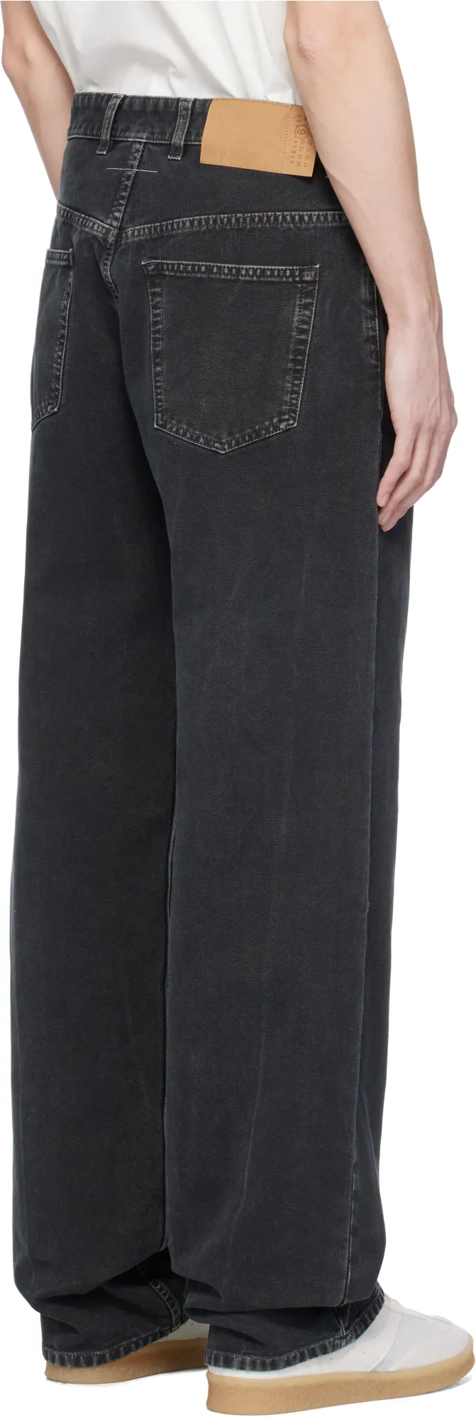Washed Straight Jeans