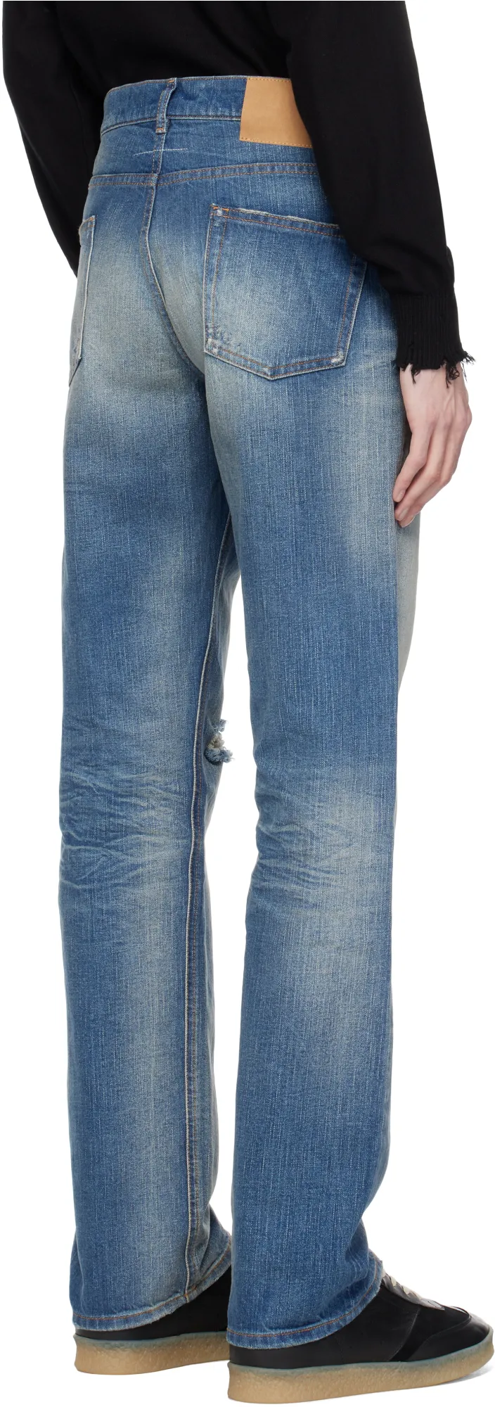 Distressed 5-Pocket Jeans