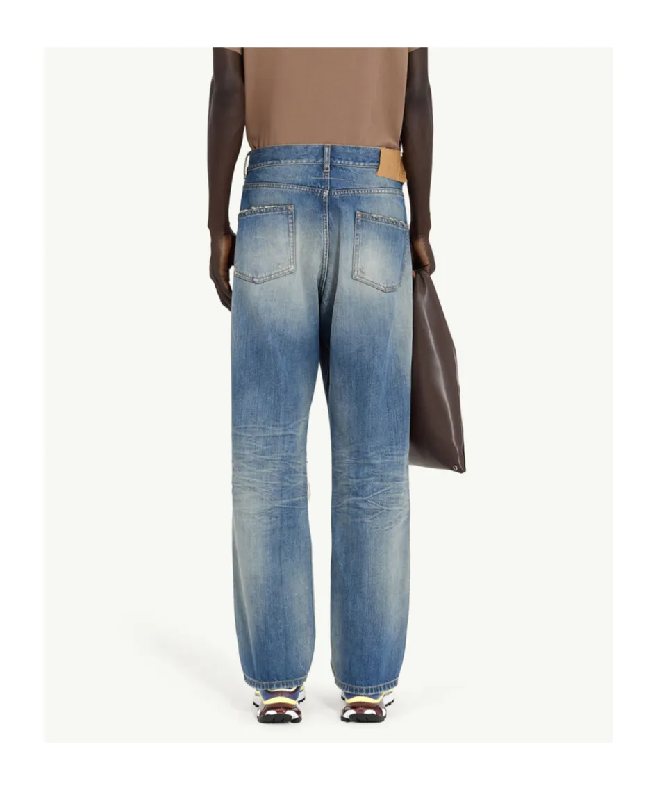 Distressed 5-Pocket Jeans