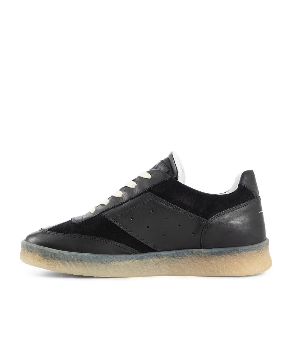 Leather Panelled Sneakers
