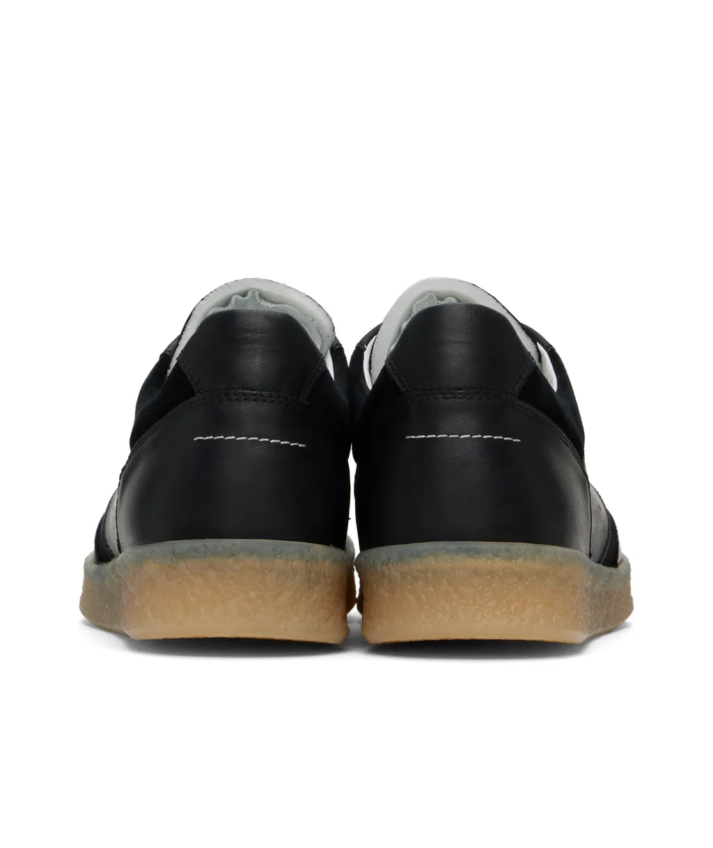 Leather Panelled Sneakers