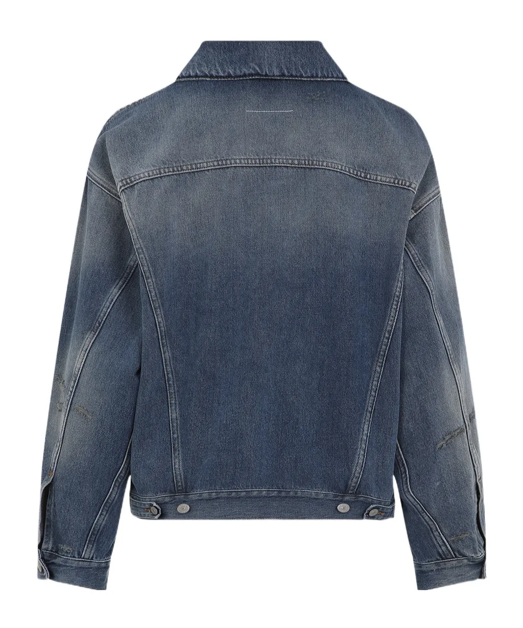 Distressed Denim Jacket