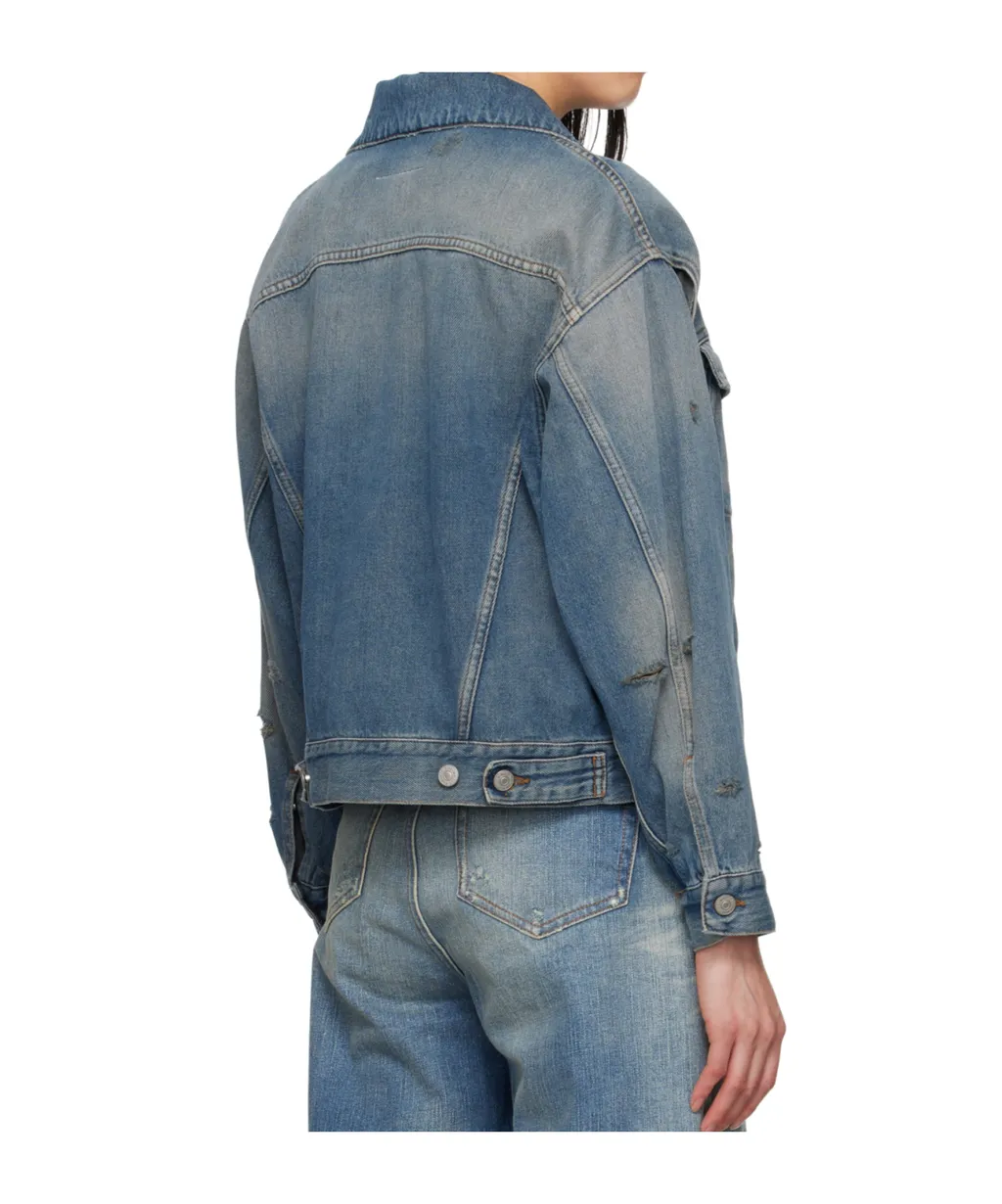 Distressed Denim Jacket