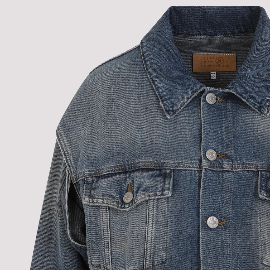 Distressed Denim Jacket