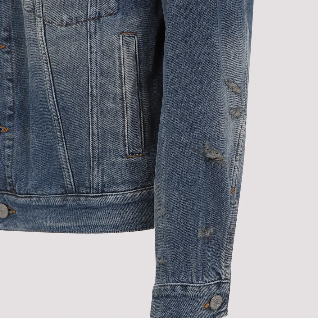 Distressed Denim Jacket