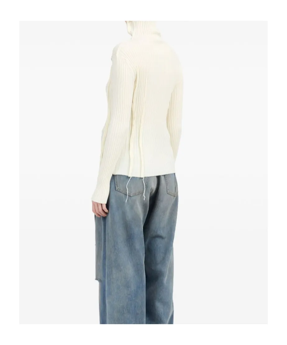 Roll-Neck Cut-Out Jumper