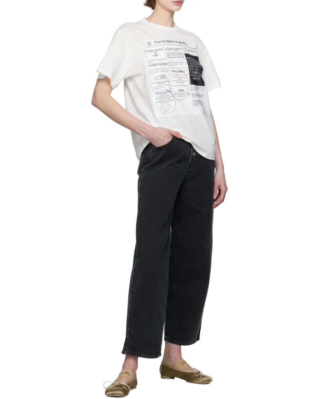 Newspaper Print T-Shirt