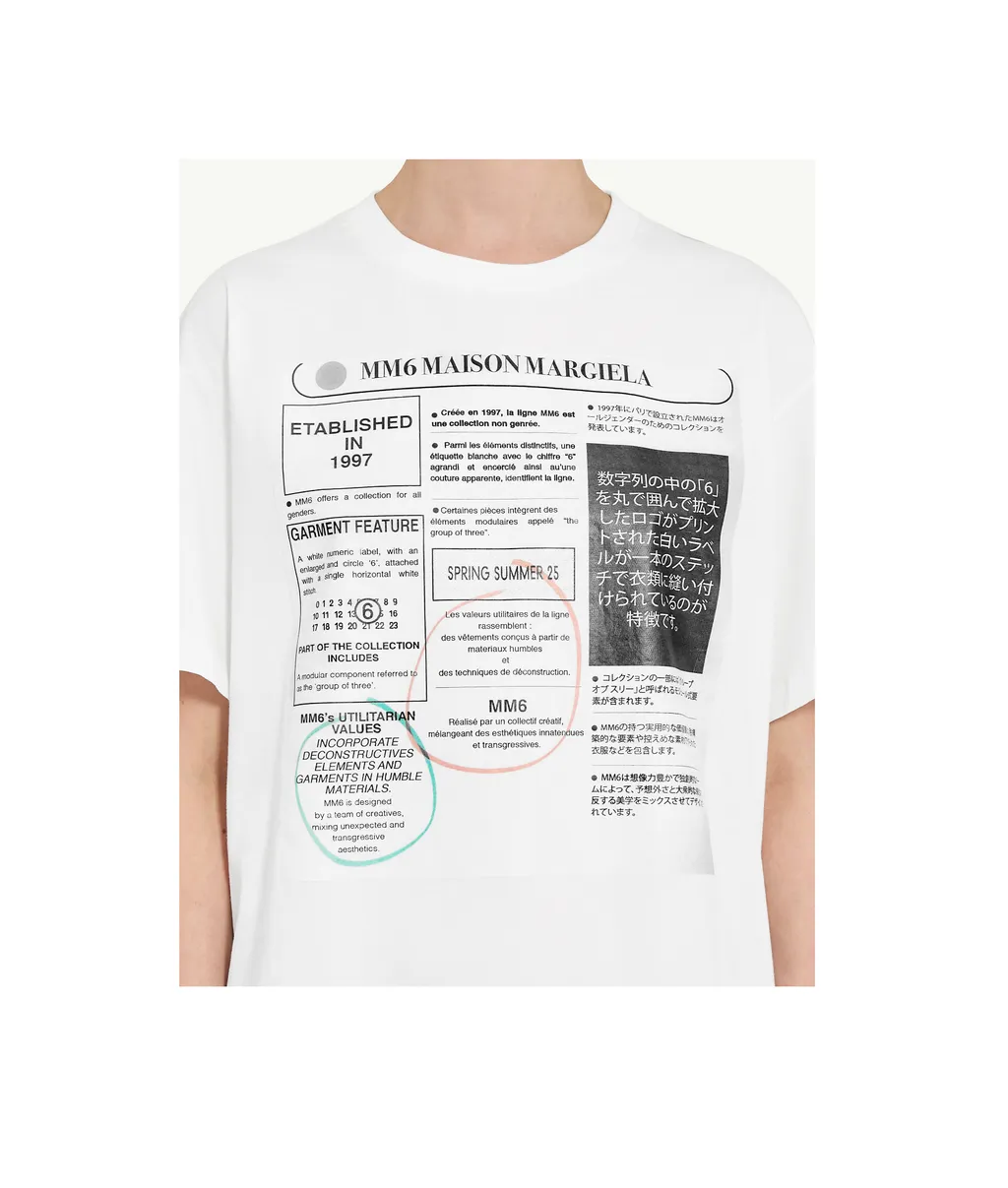 Newspaper Print T-Shirt