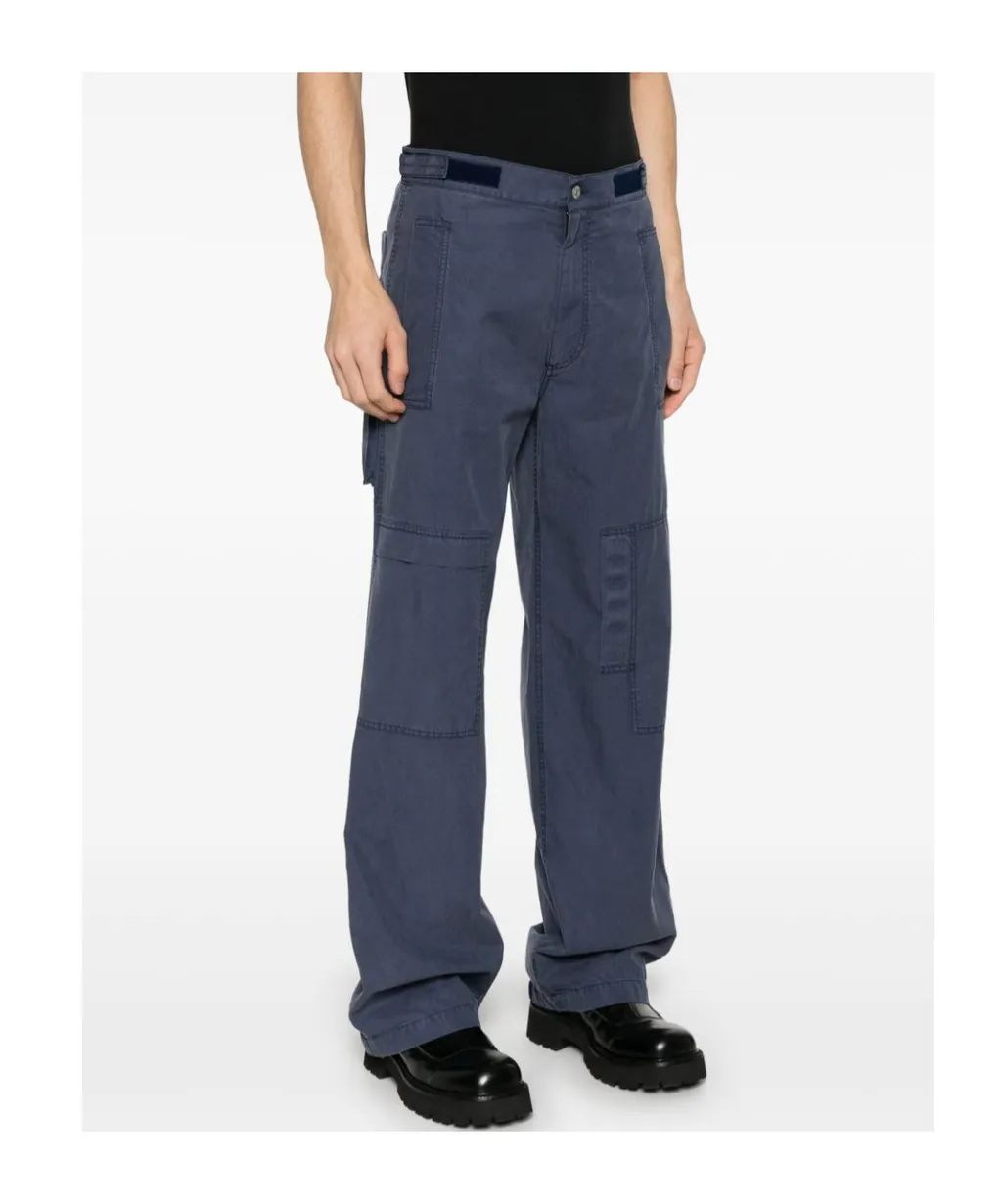 Straight-Leg Cargo Trousers