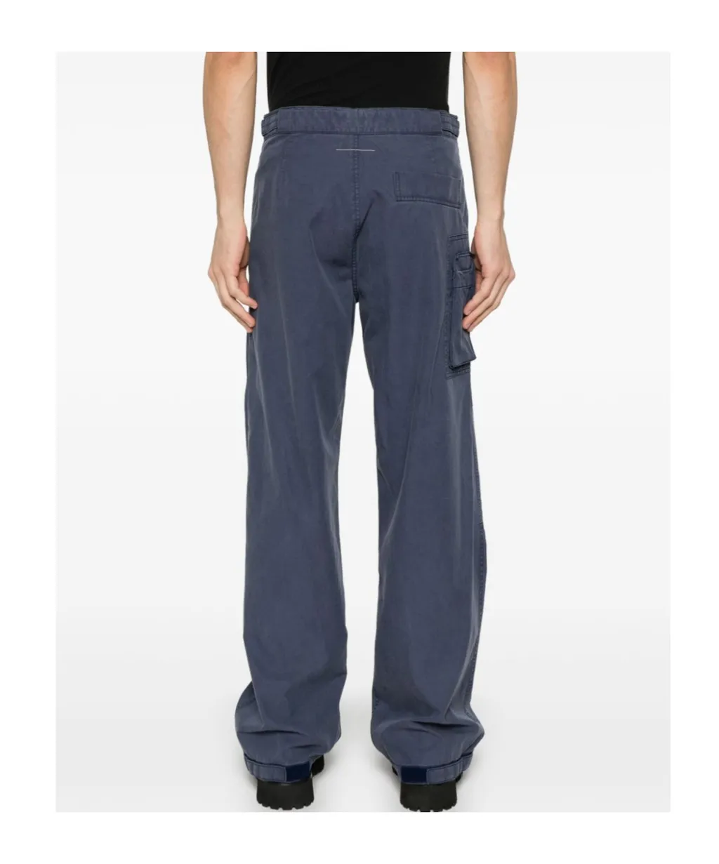 Straight-Leg Cargo Trousers