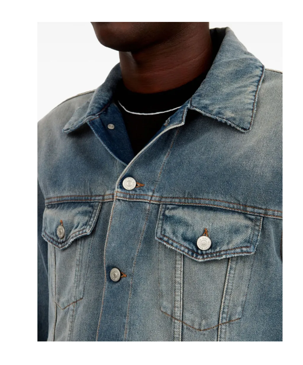 Straight Hem Denim Jacket