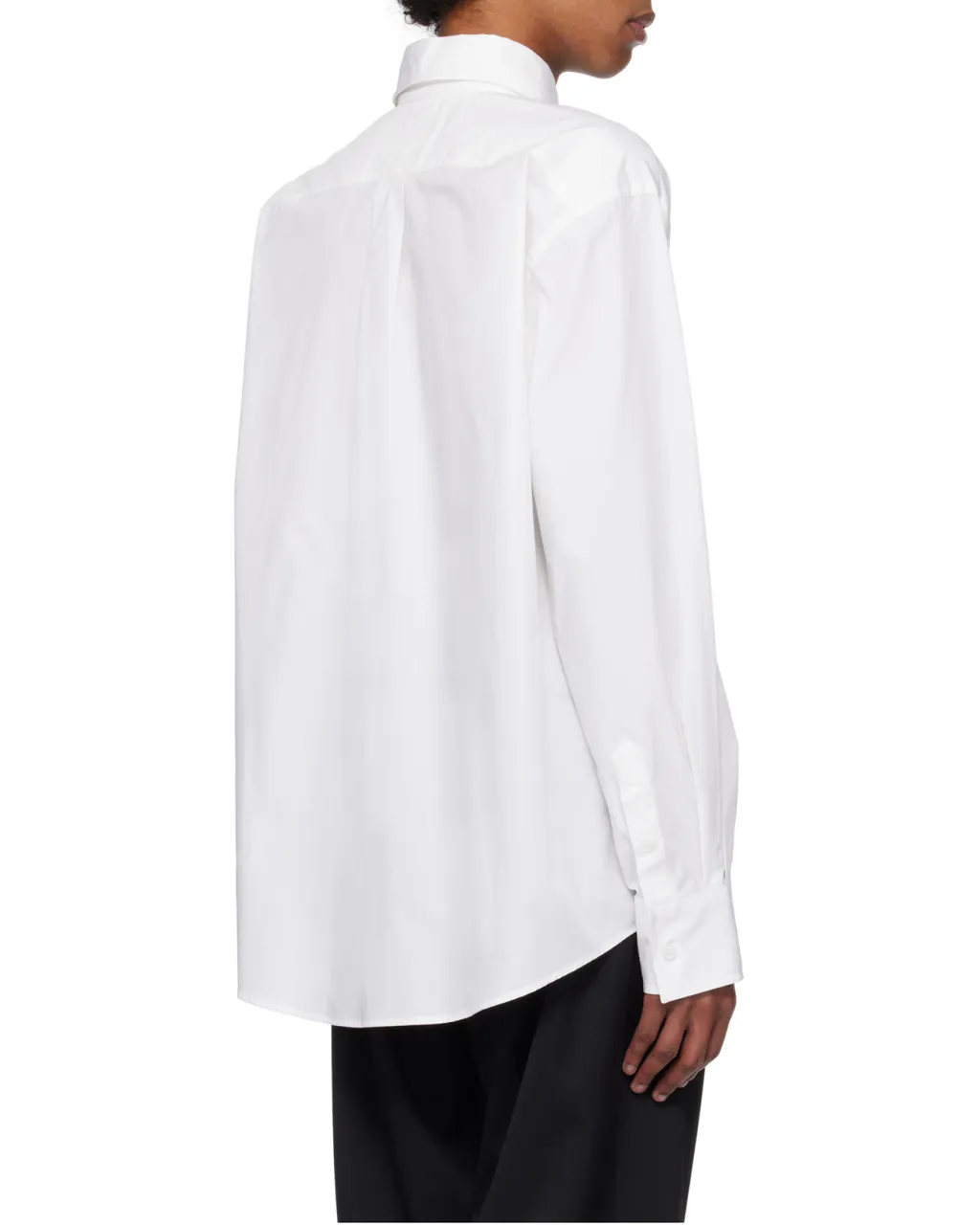 Detachable-Collar Long Sleeved Shirt