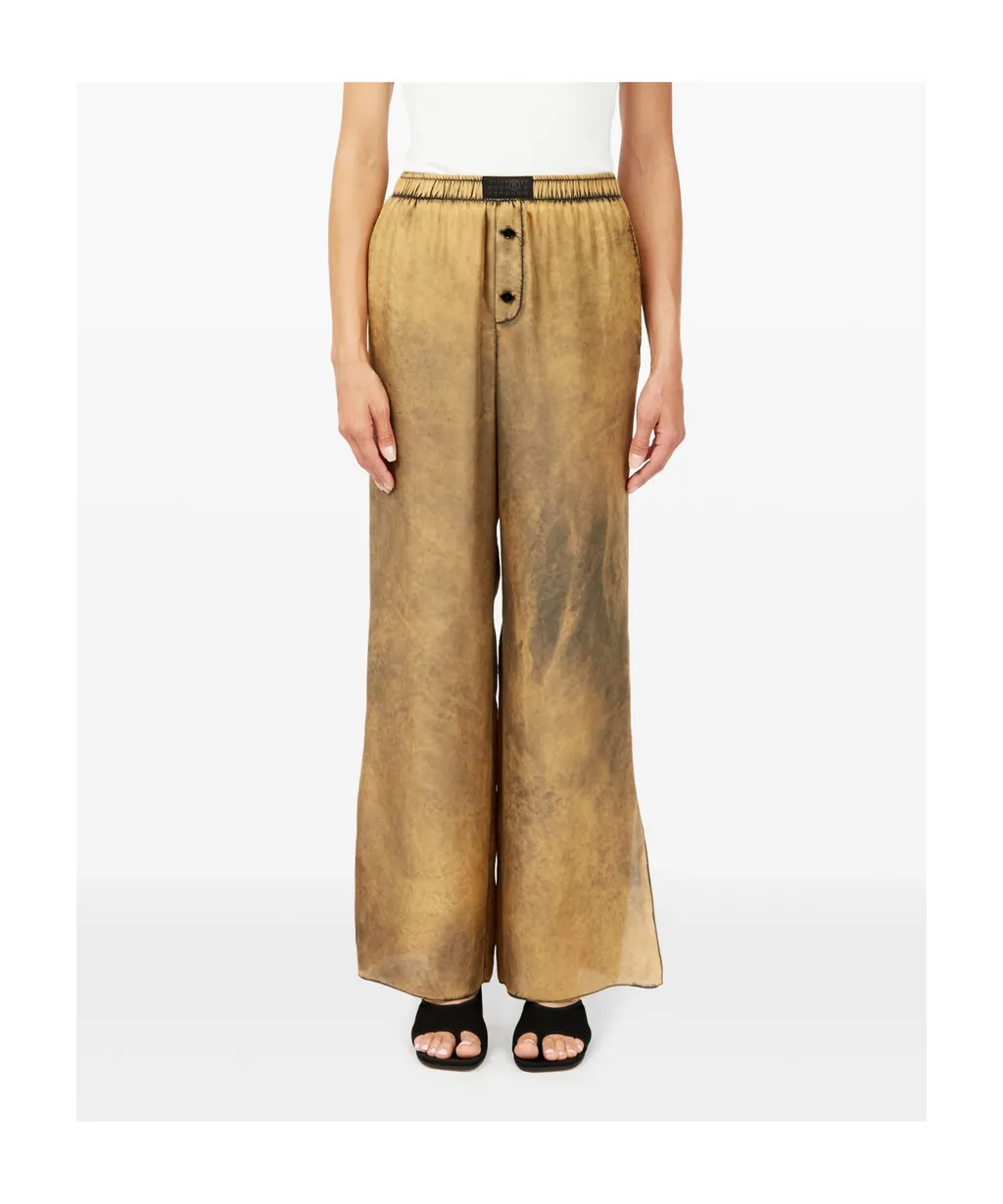 Distressed Flared Trousers