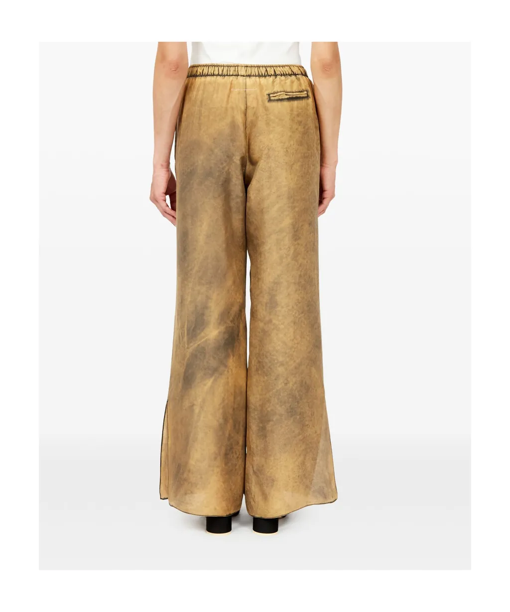 Distressed Flared Trousers