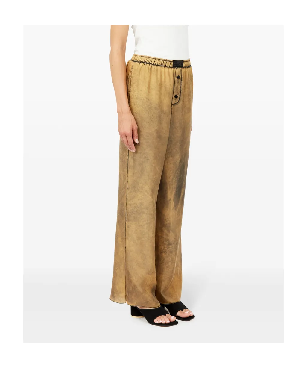 Distressed Flared Trousers