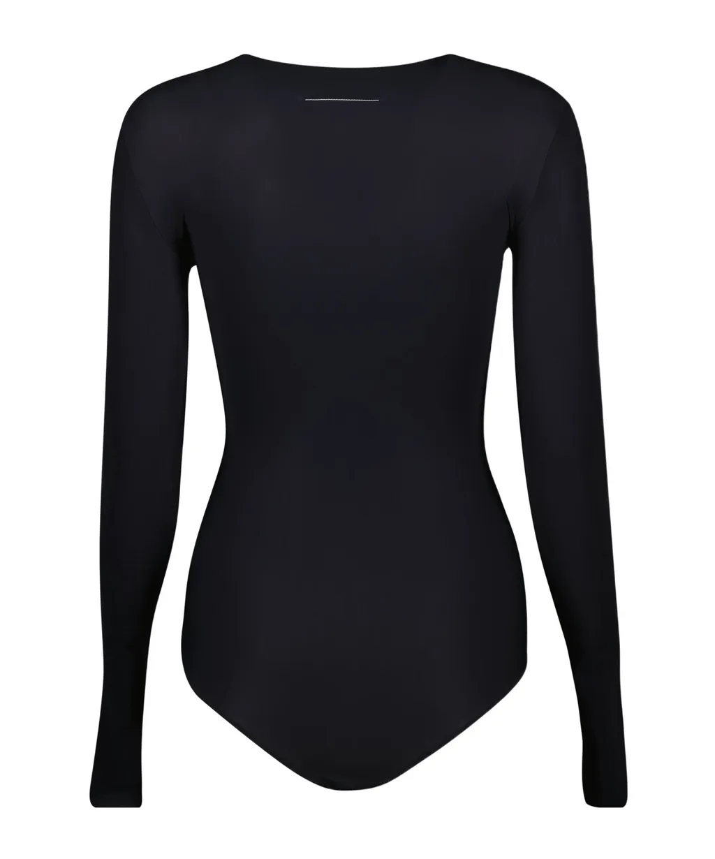 Crewneck Long-Sleeved Jumpsuit