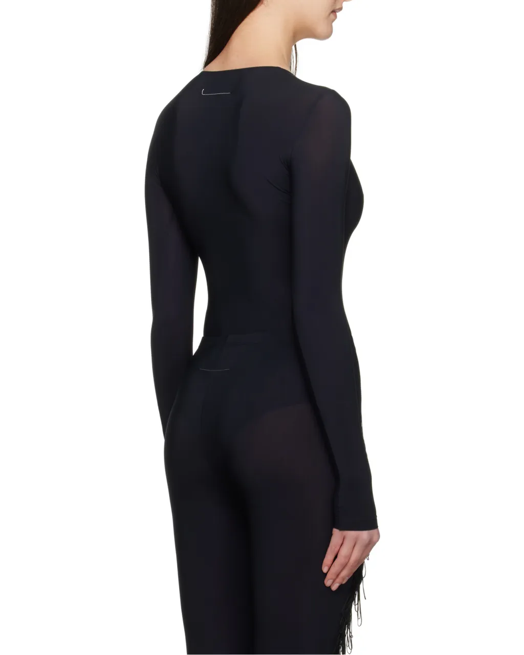 Crewneck Long-Sleeved Jumpsuit