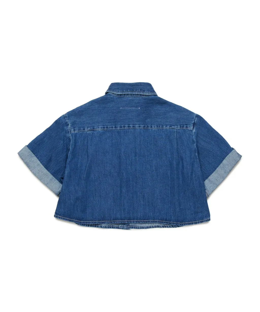 Short Denim Shirt