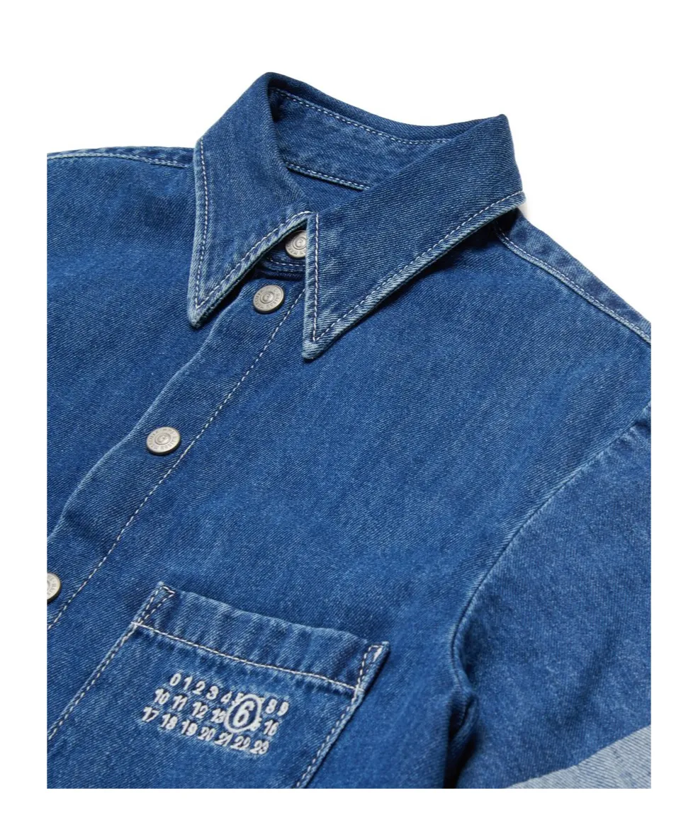 Short Denim Shirt
