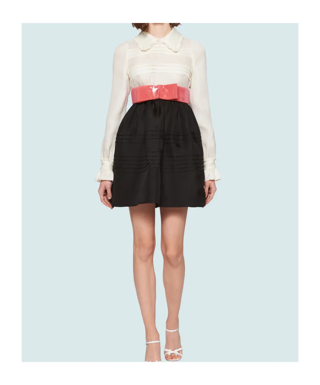 Belted Short Dress