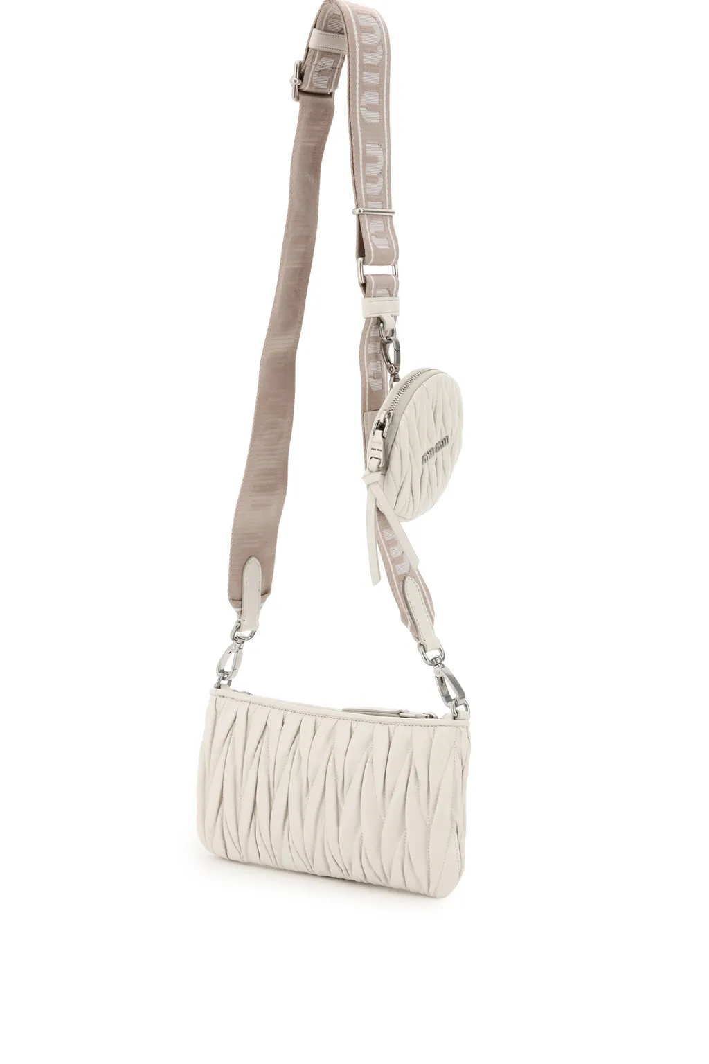 Quilted Matelassé Clutch Bag