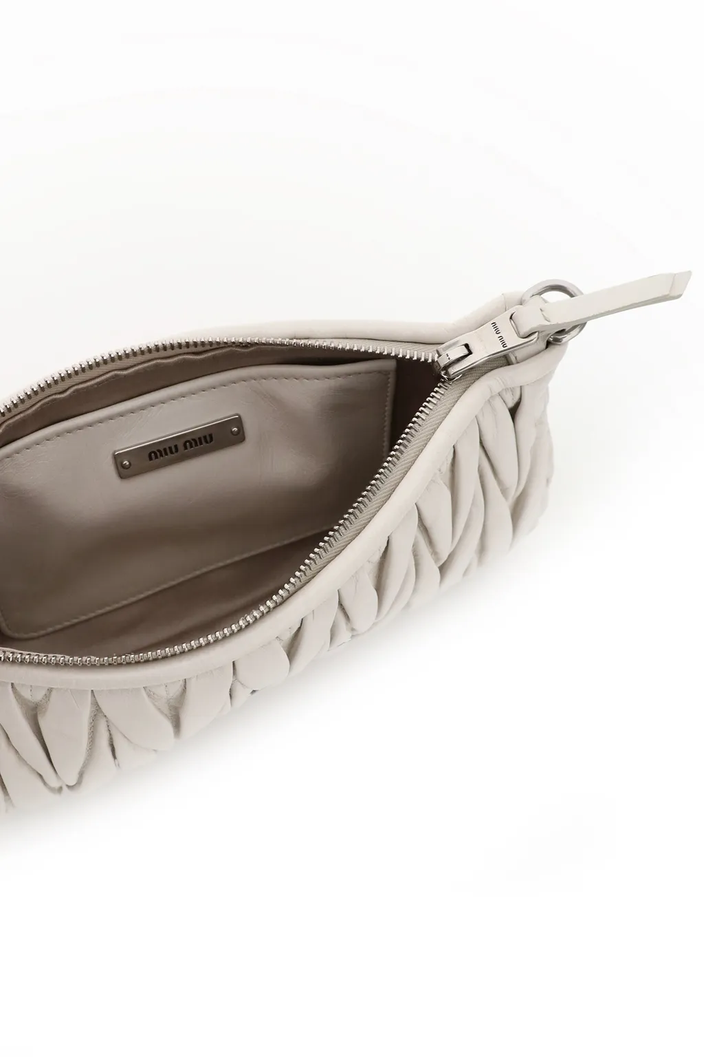 Quilted Matelassé Clutch Bag