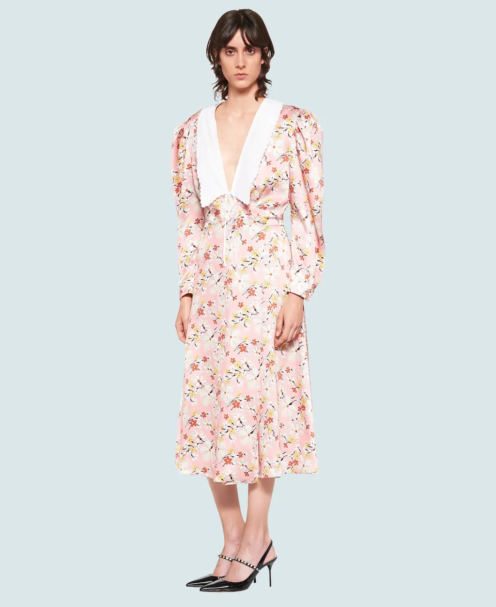 Floral Printed Midi Dress