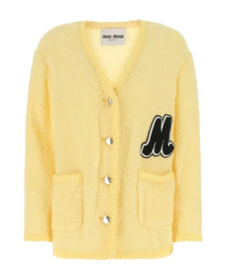 Bouclé V-Neck Cardigan